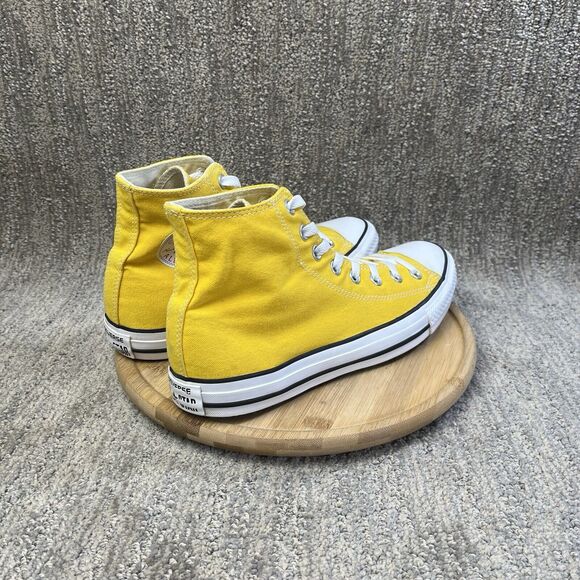 Converse Unisex Chuck Taylor All Star 130125F Yellow Casual Shoes Sneaker M8 W10 - Picture 3 of 8